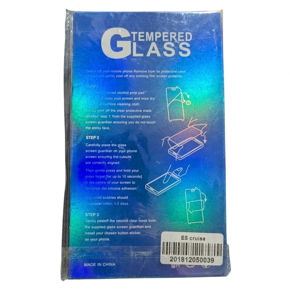 L1. Unipha Tempered Glass Screen Protector  In Clear For An 